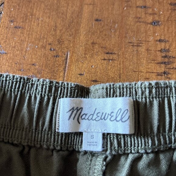 Madewell Women’s Dark Green Cotton Shorts Size Small Excellent - Picture 3 of 6